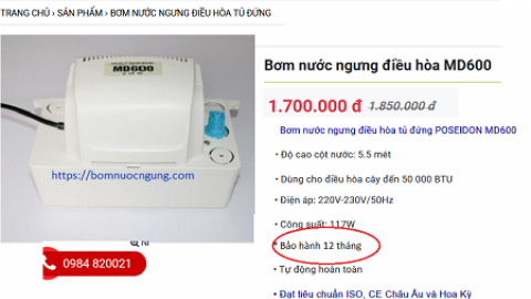 ƯU NHƯỢC ĐIỂM CÁC LOẠI BƠM NƯỚC NGƯNG ĐIỀU HÒA